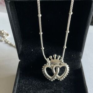 Pandora Silver Heart Necklace